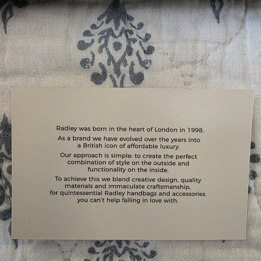 Radley London East-West Haircalf Shoulder Bag Wallet Set Clove - Picture 11 of 16